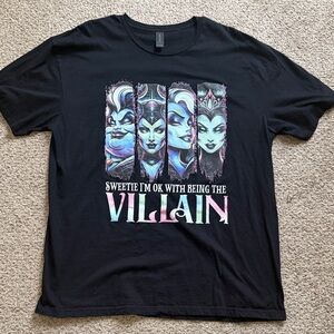 Gildan Black Graphic Villian tee